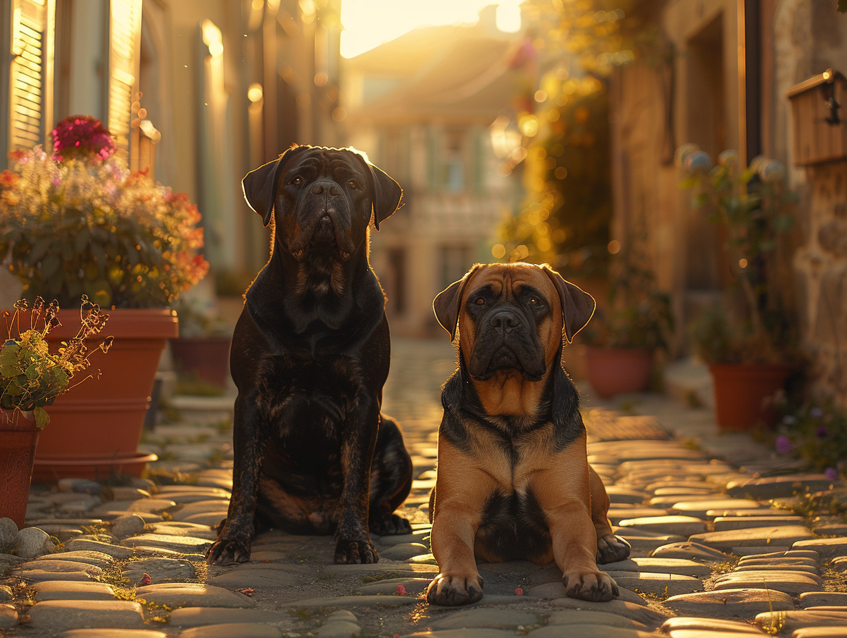 cane corso dogue de bordeaux